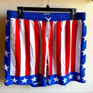 RSVLTS Rocky Hearts on Fire Men’s trunks with liner